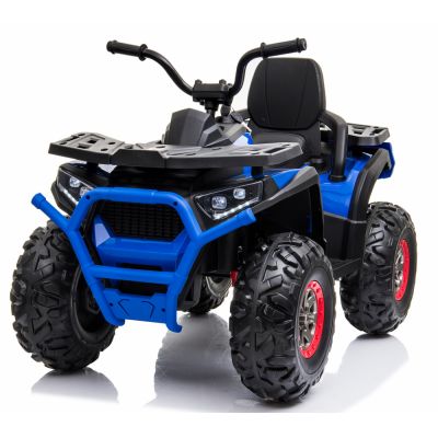 Atv electric Nichiduta Desert cu roti din cauciuc EVA scaun piele si pornire la cheie 12V Blue