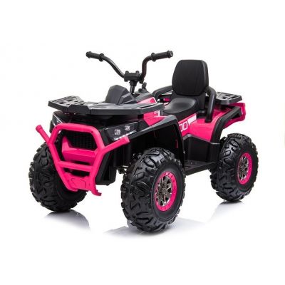 Atv electric Nichiduta Desert cu suspensii si pornire la buton 12V Pink