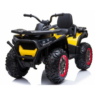 Atv electric Nichiduta Desert cu suspensii si pornire la buton 12V Yellow