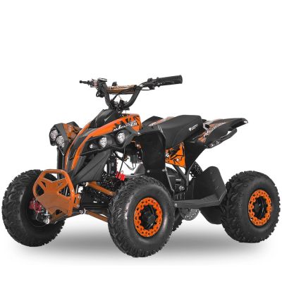 ATV electric NITRO Eco Avenger XXL 1000W 48V cu 3 viteza 6 inch BigTyre, Portocaliu