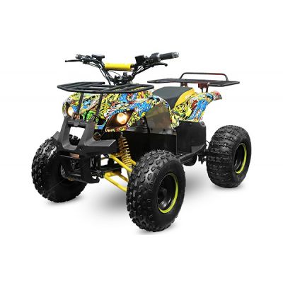 ATV electric NITRO Eco Toronto 1000W 48V 20Ah cu DIFERENTIAL Galben