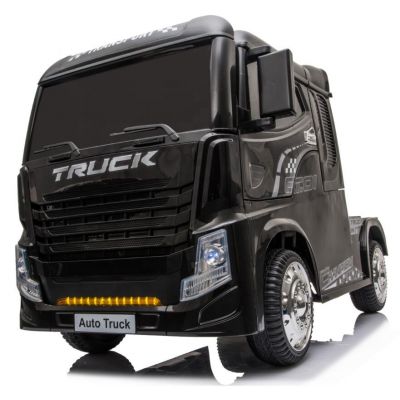 Camion electric 4x4 cu scaun de piele Truck Black