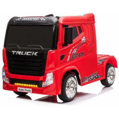 Camion electric 4x4 cu scaun de piele Truck Red