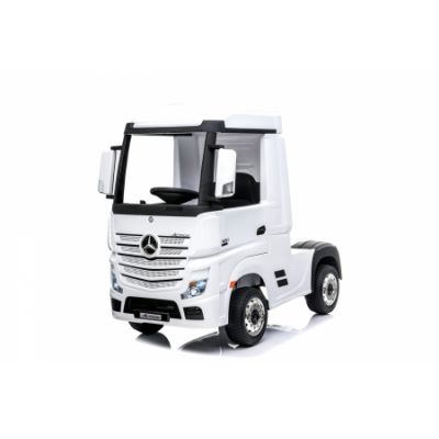 Camion electric Mercedes ACTROS 4x4 180W 12V PREMIUM Alb