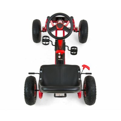 Go-Kart cu pedale si roti gonflabile Thor Red