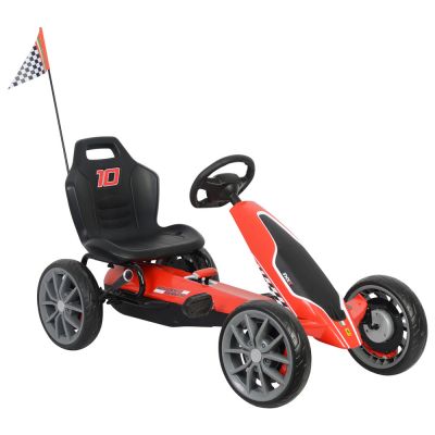 Kart cu pedale Ferrari Go Kart Red