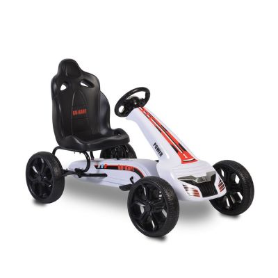 Kart cu pedale Moni Olympus White