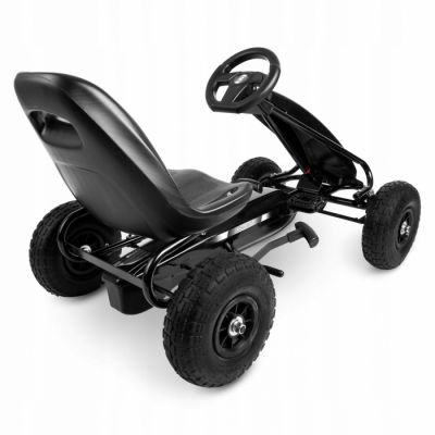 Kart cu pedale si roti gonflabile gokart rk 590 Ricokids negru