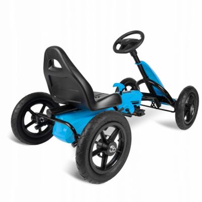 Kart cu pedale si roti gonflabile gokart rk 592 Ricokids albastru