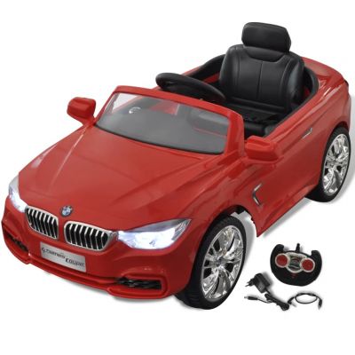 Mașină de jucărie cu baterii și telecomandă BMW Roșu Mașină de jucărie cu baterii și telecomandă BMW Roșu