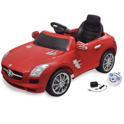 vidaXL Mașinuță electrică Mercedes Benz SLS AMG, roșu, 6 V