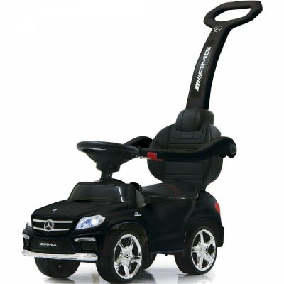 Masinuta cu maner pentru copii 3 in 1 Mercedes GL63 AMG PREMIUM Negru