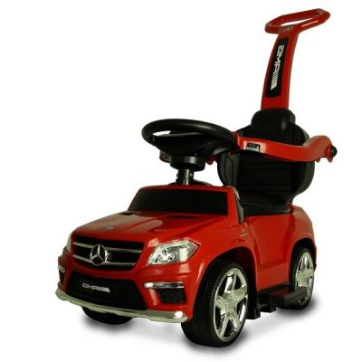 Masinuta cu maner pentru copii 3 in 1 Mercedes GL63 AMG PREMIUM Rosu