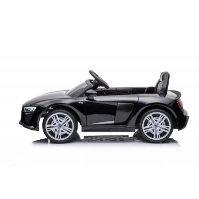 Masinuta electrica 12V cu scaun din piele si roti EVA Audi R8 Black