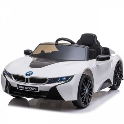 Masinuta electrica BMW i8 Coupe STANDARD Alb