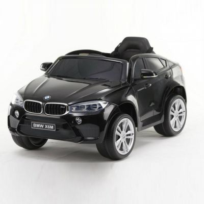 Masinuta electrica pentru copii BMW X6M 90W 12V 7Ah cu echipare STANDARD, culoare Negra
