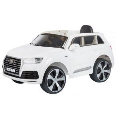 Masinuta electrica Chipolino SUV Audi Q7 white cu roti EVA