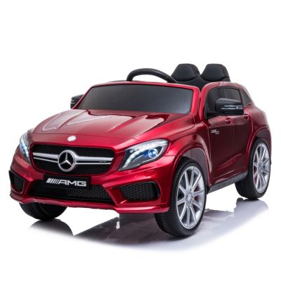 Masinuta electrica cu roti din cauciuc Mercedes GLA45 Editie limitata Painting Red