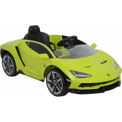 Masinuta electrica cu roti EVA si scaun piele Lamborghini Centenario Green