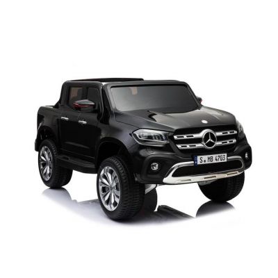 Masinuta electrica cu scaun de piele Mercedes Benz X-Class Black