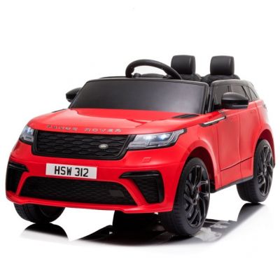 Masinuta electrica cu scaun de piele Range Rover Velar Red