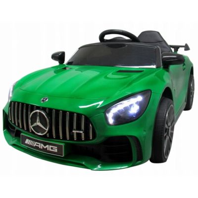 Masinuta electrica cu telecomanda Mercedes AMG GTR-S R-Sport Verde la reducere