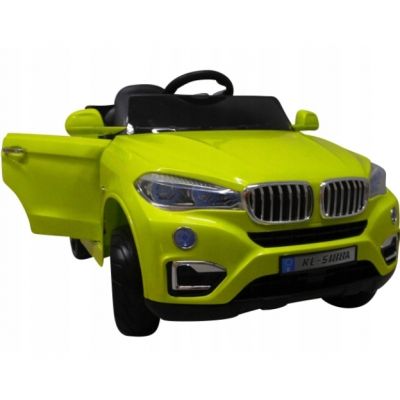 Masinuta electrica cu telecomanda si roti din spuma EVA Cabrio B12 KL-5188 R-Sport verde