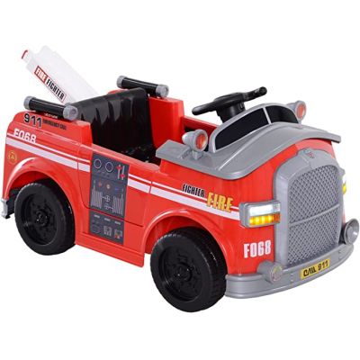 Masinuta electrica de pompieri Kinderauto PATROL BJJ306 70W 12V, culoare Rosu