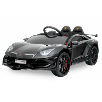 Masinuta electrica Lamborghini Aventador SVJ 90W 12V PREMIUM Negru