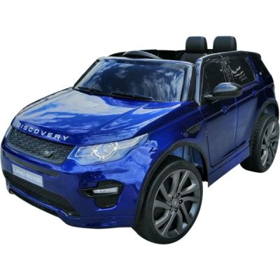 Masinuta electrica Land Rover Discovery DELUXE cu Touchscreen Mp4 Albastru