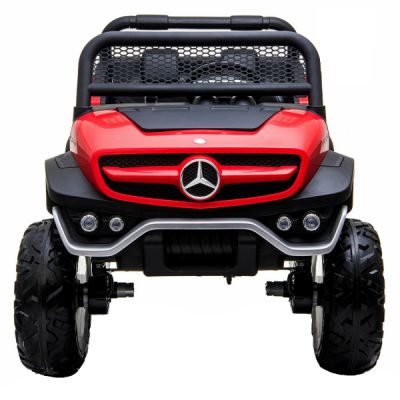 Masinuta electrica Mercedes UNIMOG XXL 4x4 180W PREMIUM Rosu