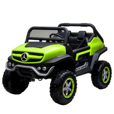Masinuta electrica Mercedes UNIMOG XXL 4x4 180W PREMIUM Verde