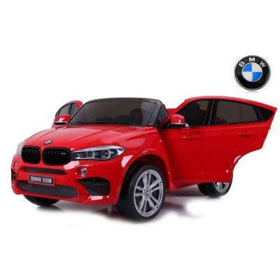 Masinuta electrica pentru 2 copii, BMW X6M XXL 240W 12V premium, culoare rosie