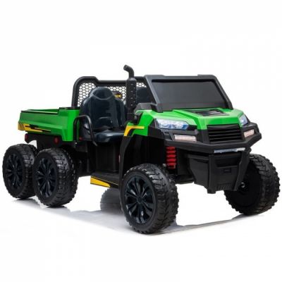 Masinuta electrica pentru 2 copii Kinderauto Buggy A730-2, 6x4, 180W putere, echipata PREMIUM Verde