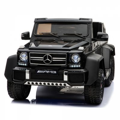 Masinuta electrica pentru copii Mercedes G63 6x6 270W PREMIUM Negru plus sezut pentru adult