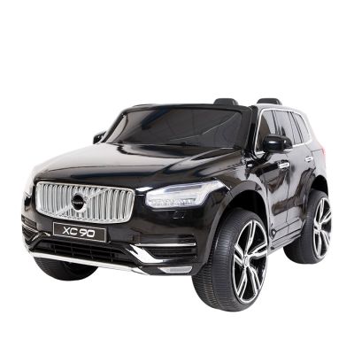 Masinuta electrica Volvo XC90 cu roti EVA si scaun piele Black