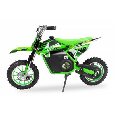 Motocicleta electrica pentru copii Eco Jackal 1000W 10 inch, culoare Verde