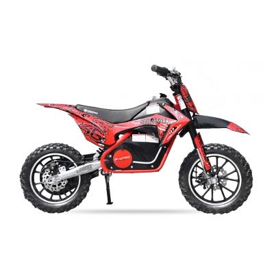 Mini motocicleta electrica NITRO Eco Serval 500W 10 10 Rosu