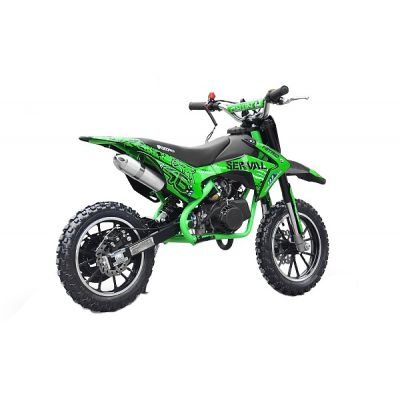 Mini motocicleta electrica NITRO Eco Serval 500W 10 10 Verde