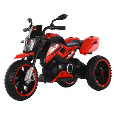 Motocicleta 3 roti cu acumulator Ocie Motor 12 V Red