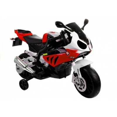 Motocicleta electrica cu roti ajutatoare BMW S1000RR PREMIUM Rosu