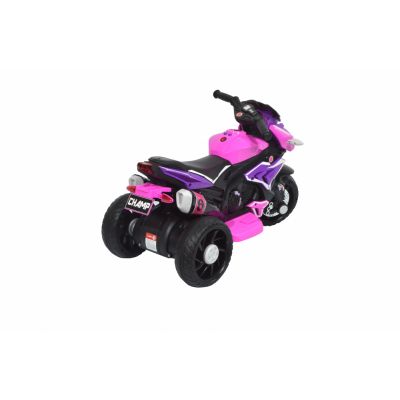 Motocicleta electrica cu roti din cauciuc EVA Nichiduta Champ Pink