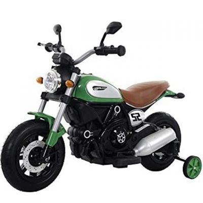 Motocicleta electrica pentru copii BT307 60W CU ROTI Gonflabile Verde