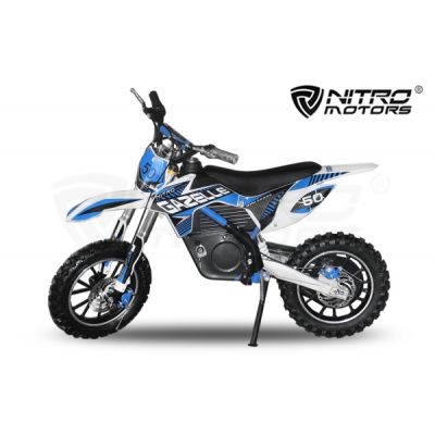 Motocicleta electrica pentru copii Eco Gazelle 500W 24V Albastru