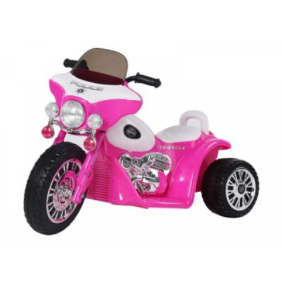 Motocicleta electrica pentru copii, POLICE JT568 35W STANDARD Roz