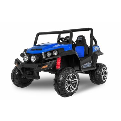 UTV electric pentru 2 copii Golf-Kart 210W 24V PREMIUM Albastru
