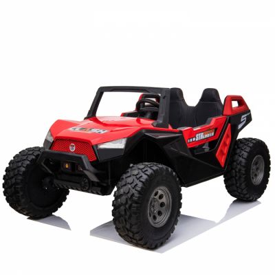 UTV electric pentru copii BJX1928, tractiune 4x4, 300W putere, 24V, echipare PREMIUM Rosu