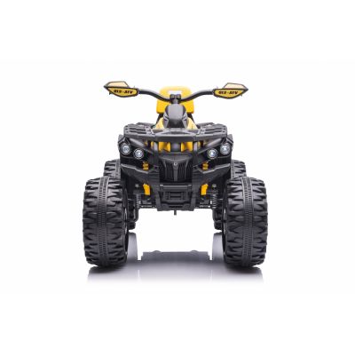 Atv electric 12V cu scaun din piele Nichiduta Road Power Yellow