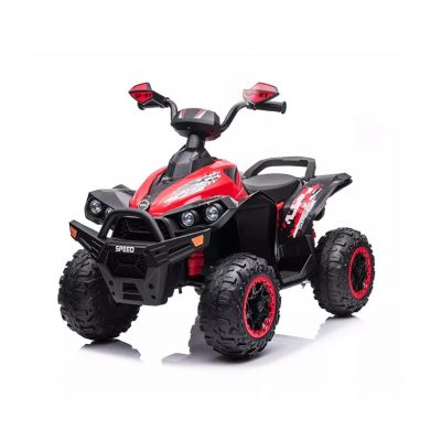 Atv electric 12V Nichiduta cu scaun din piele si roti EVA Speed Red