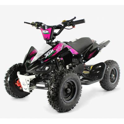 ATV electric copii NITRO ECO Python, 1000W putere, 48V, echipare DELUXE Roz